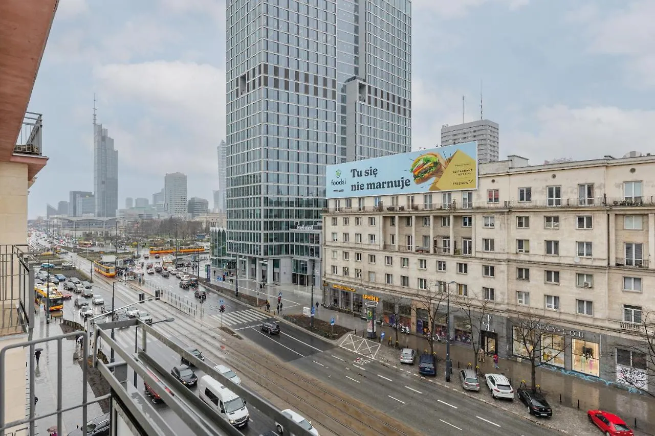 Spacious Apartment With Panoramic View Of Warsaw By Noclegi Renters